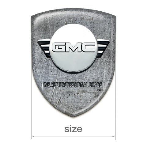 GMC Self Adhesive Car logo Emblem Stone Effect Decoration 