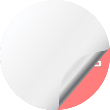 Audi Quattro Emblems for Wheel Center Red