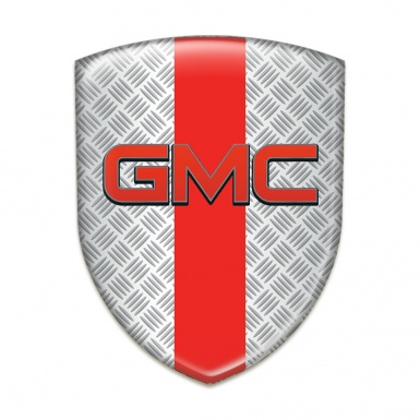 GMC Silicone Shield Mesh Effect with Red tape Base and Red logo 
