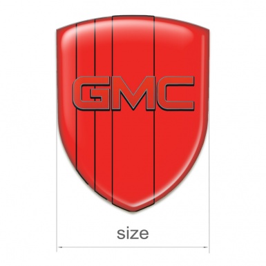 GMC Emblem Exterior Red Edition and Red logo 