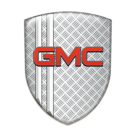 GMC Emblem Exterior Grid Effect with White Lines Decoration 