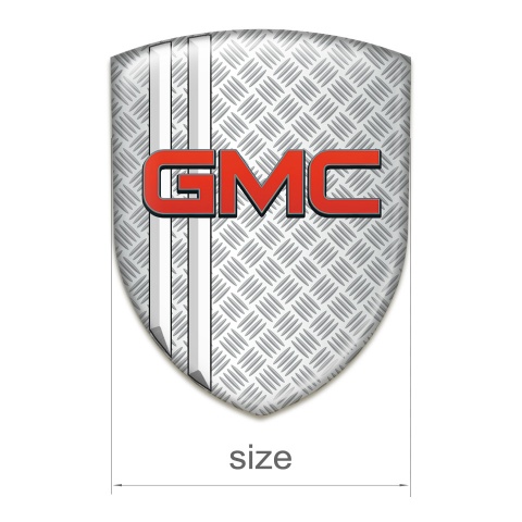 GMC Emblem Exterior Grid Effect with White Lines Decoration 