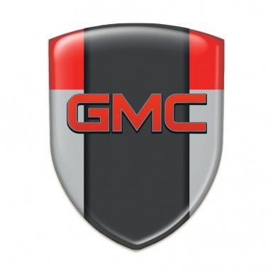 GMC Tuning Emblem Grey Red Model 