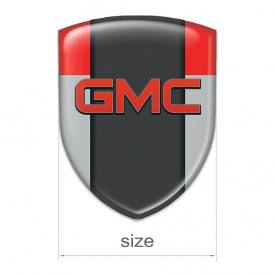 GMC Tuning Emblem Grey Red Model 