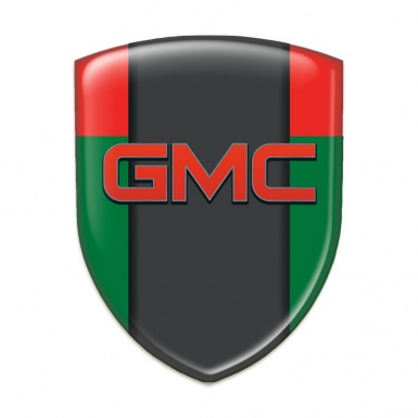 GMC Resin Sticker Green Red Model 