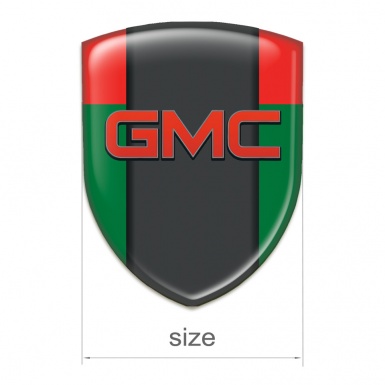 GMC Resin Sticker Green Red Model 