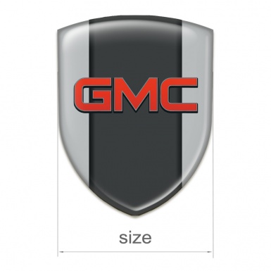 GMC Self Adhesive Emblem Logo Grey Type 