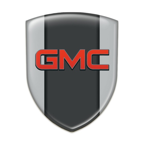 GMC Self Adhesive Emblem Logo Grey Type 
