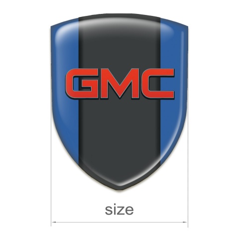 GMC Silicone Emblem High End Blue Type 
