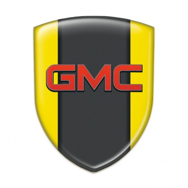 GMC Resin Sticker Stylish Yellow Type 