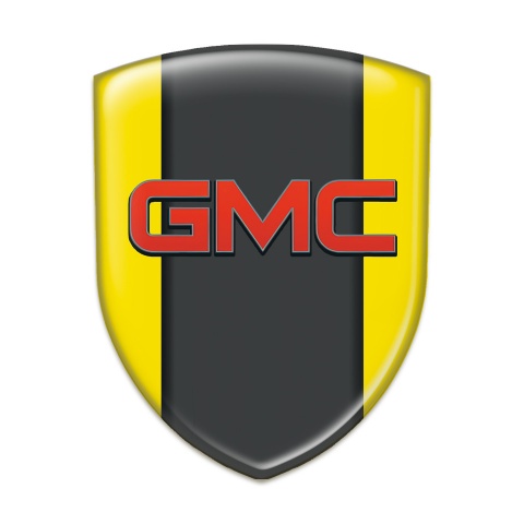 GMC Resin Sticker Stylish Yellow Type 