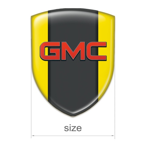GMC Resin Sticker Stylish Yellow Type 