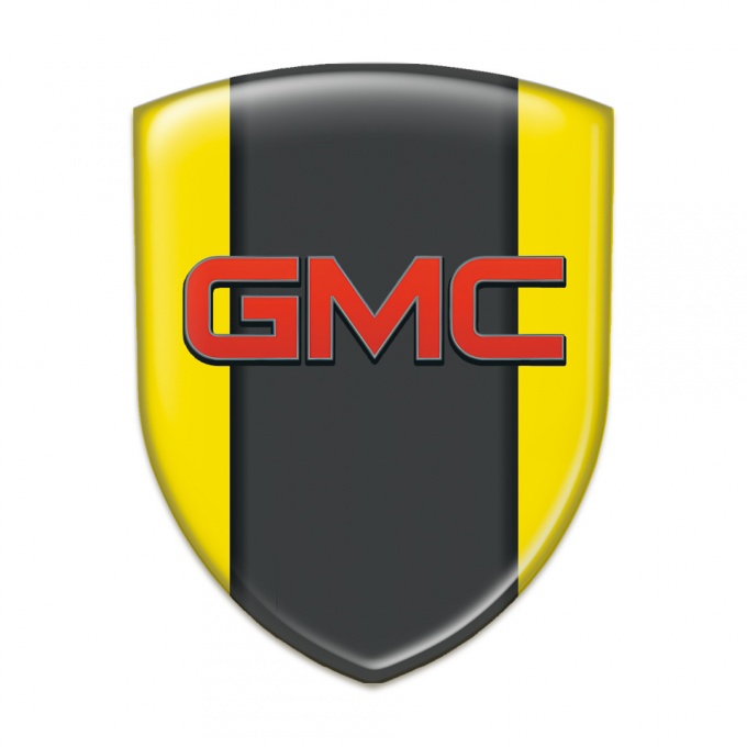 GMC Resin Sticker Stylish Yellow Type 