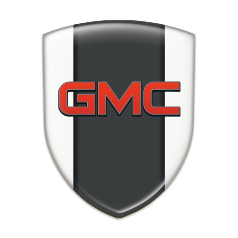 GMC 3D Gel Emblem White Type 