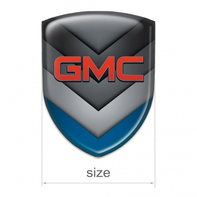 GMC Silicone Badge V Shape Multicolor Design 