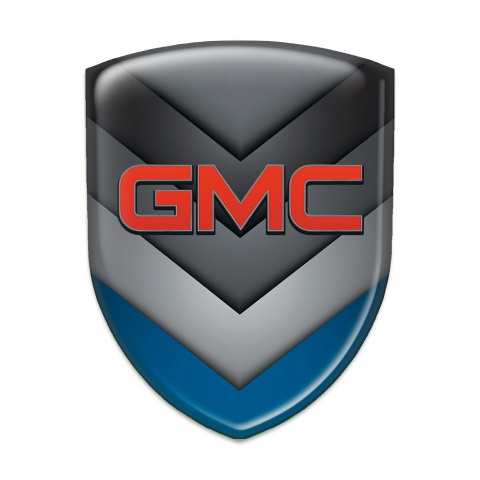GMC Silicone Badge V Shape Multicolor Design 