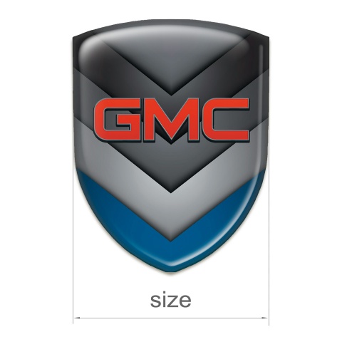 GMC Silicone Badge V Shape Multicolor Design 