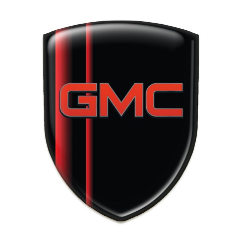 GMC Silicone Shield Black Red Layers Design 