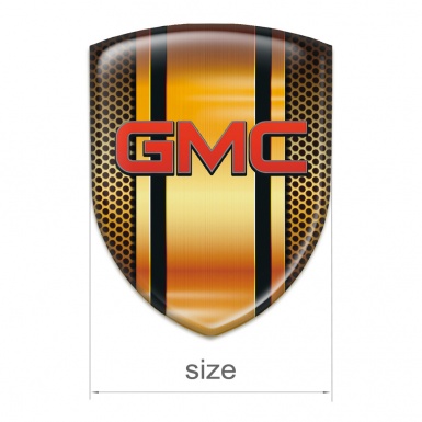 GMC Self Adhesive Emblem Logo Copper details Edition 