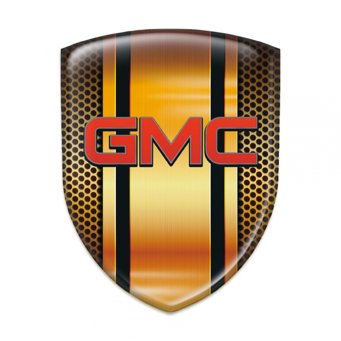 GMC Self Adhesive Emblem Logo Copper details Edition 