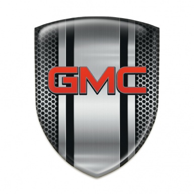 GMC Domed Emblem Metal Mesh with Central Panel Design 