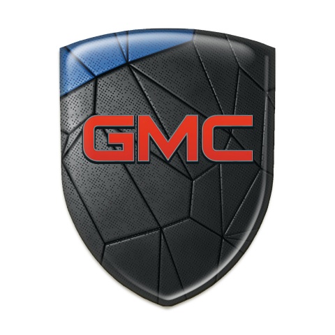GMC Emblem Interior Blue Black Mosaic type 