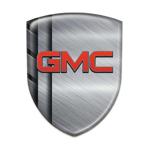GMC Tuning Emblem Polished Metal Plates Type 