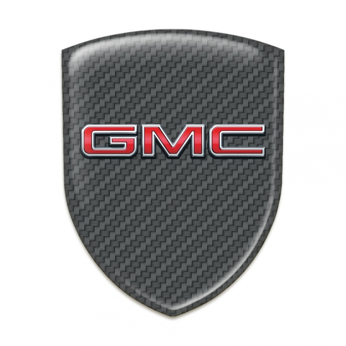 GMC Emblem Badge Logo Carbon with 3D logo 