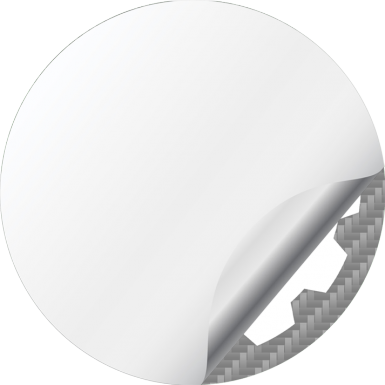 Jeep Wheel Emblems for Center Caps Carbon White