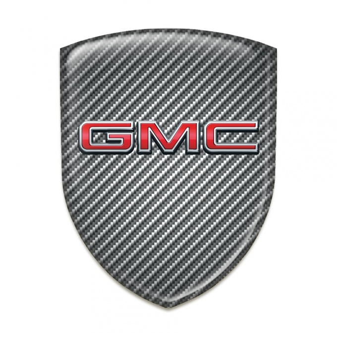 GMC Domed Emblem Classic Carbon with 3D Logo 