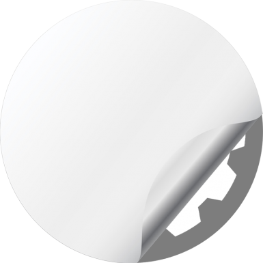 Jeep Wheel Emblems for Center Caps Black White Edition