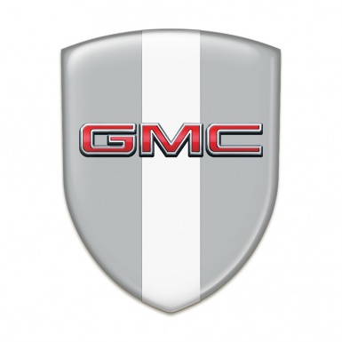 GMC Silicone Badge Grey with White Tape Edition 