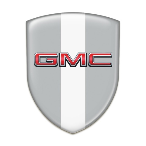 GMC Silicone Badge Grey with White Tape Edition 