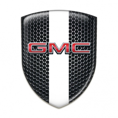 GMC Resin Sticker Perforated Steel with White Tape Edition 