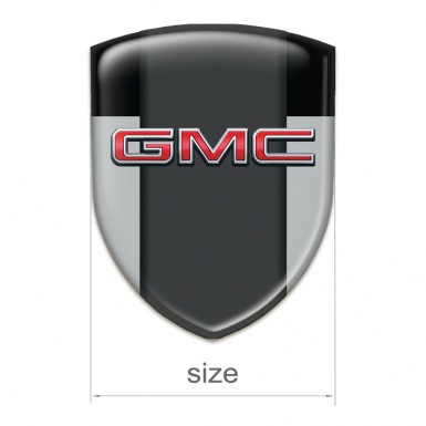 GMC Tuning Emblem Grey Black Print 
