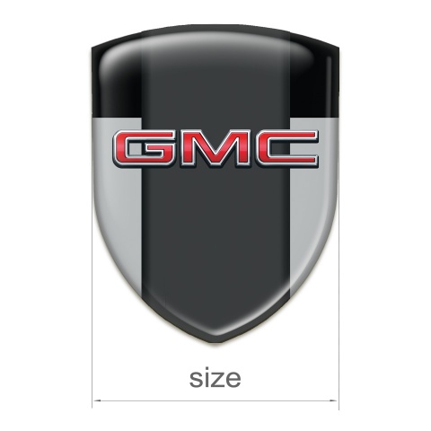 GMC Tuning Emblem Grey Black Print 