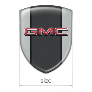 GMC Silicone Emble Grey with Graphite Panel Print 