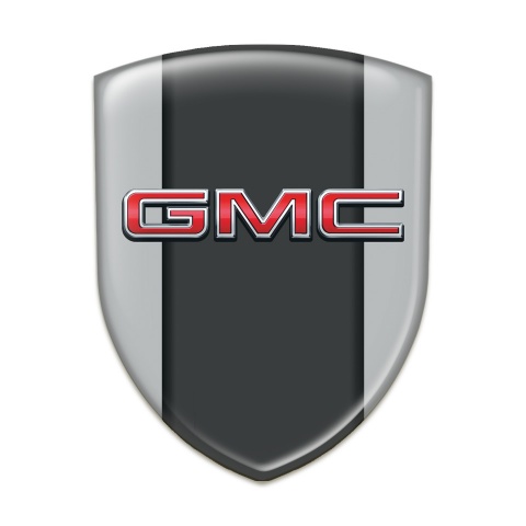 GMC Silicone Emble Grey with Graphite Panel Print 