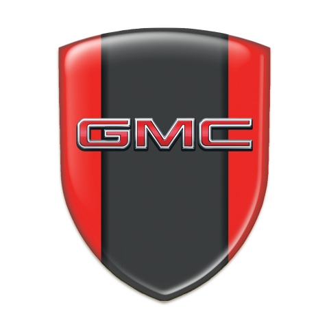GMC Resin Sticker Premium Quality Red Print 