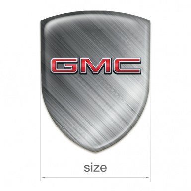GMC Tuning Badge Polished Metal and 3D logo 