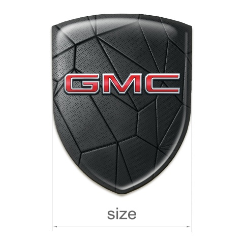 GMC Resin Sticker Cracked Asphalt Effect Design 