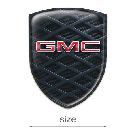 GMC 3D Gel Emblem Grid Design and 3D Logo 