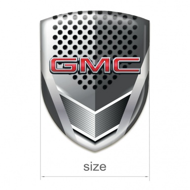 GMC  Self Adhesive Car logo Emblem Metal Mask Effect Design 