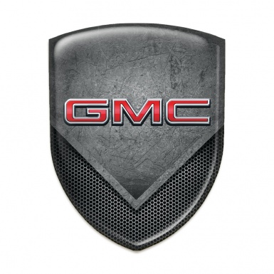GMC Emblem Badge Logo Scratched Stone Design 