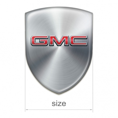 GMC Emblem Exterior Silver Style and 3D Logo 
