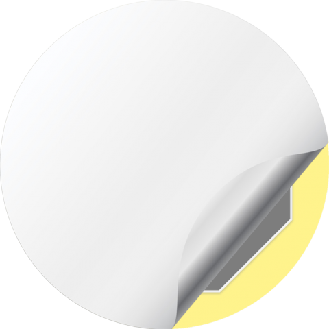 MG Wheel Emblems for Center Caps Yellow