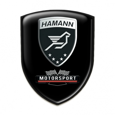Hamann Silicone Car Decal Badge Black Edition 