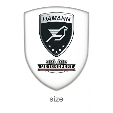Hamann Silicone Badge High End White Edition 