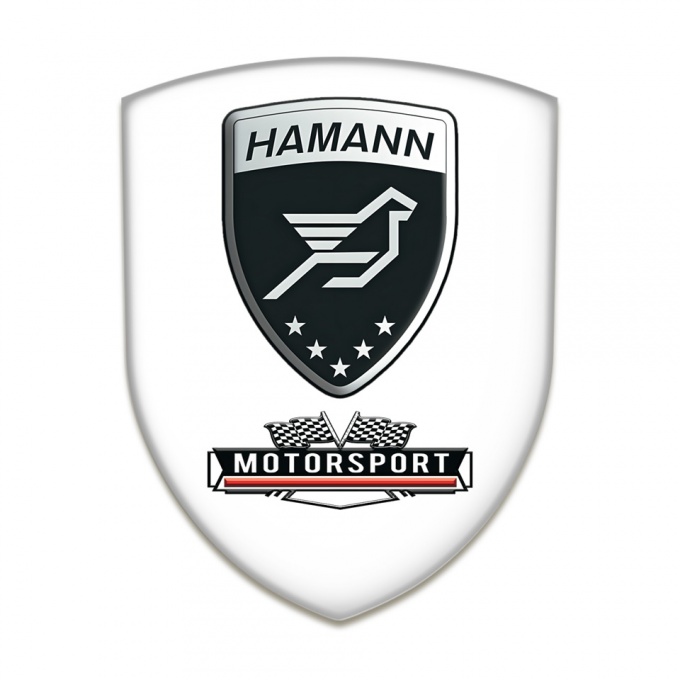 Hamann Silicone Badge High End White Edition 
