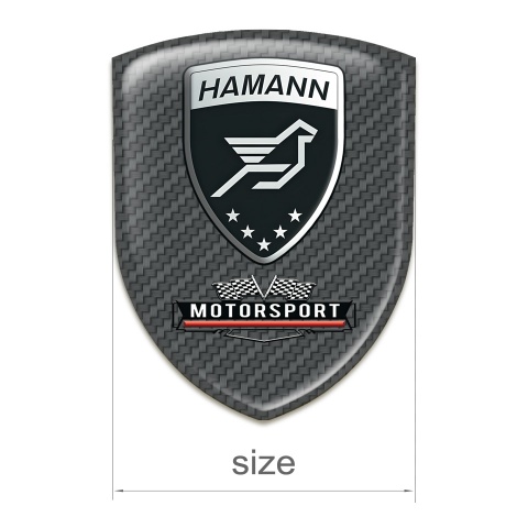 Hamann Logo Emblem Dark Grey Carbon Edition 